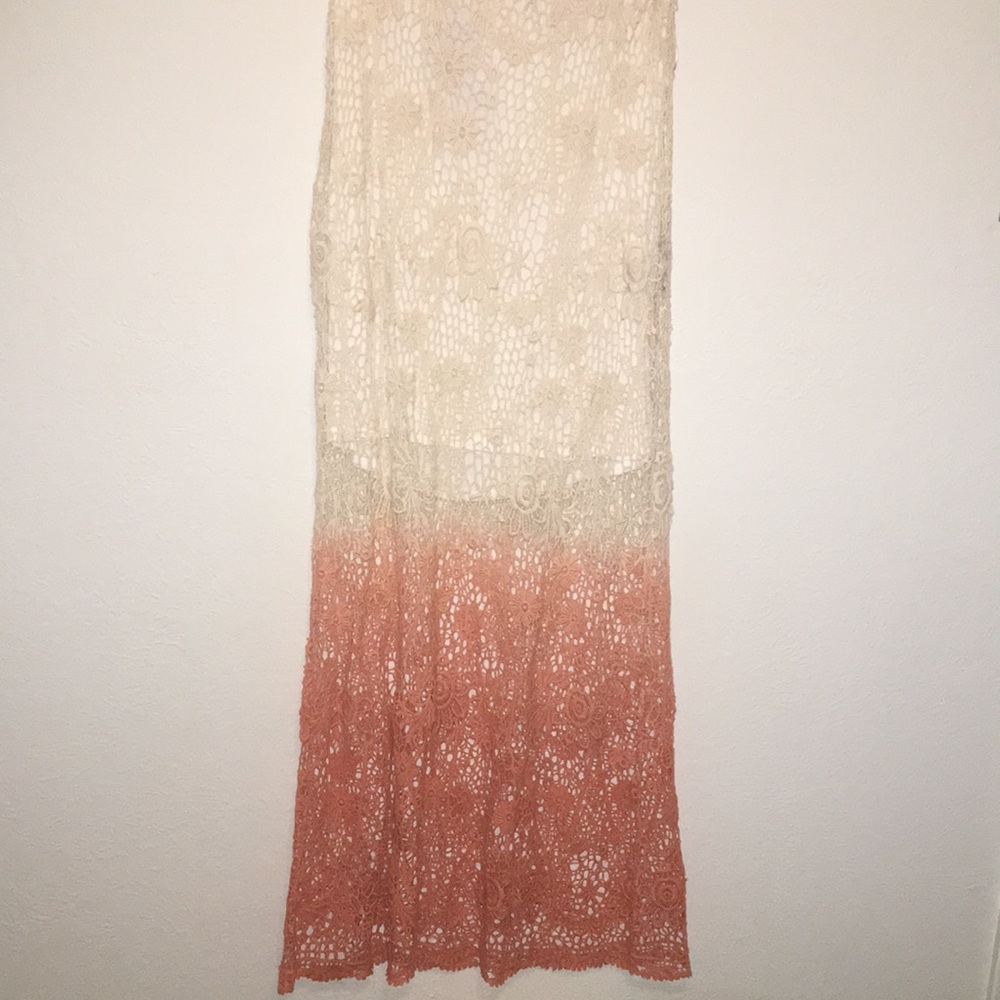 Crochet pencil skirt